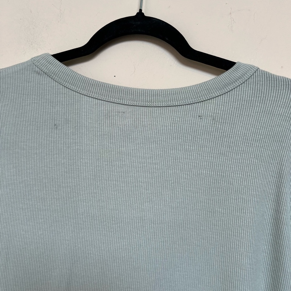 The Spring Shop Fashion Logo T-Shirt in Light Green - Picture 4 of 4
